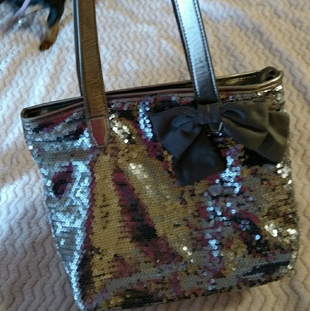 Sequin purse